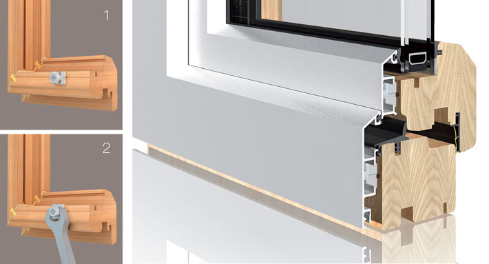 FIXING TO WOOD USING CLIPS