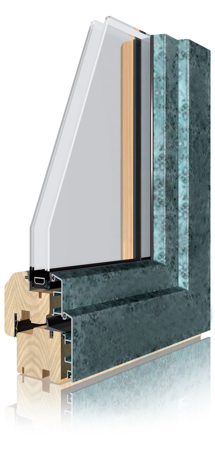 linea design BRONZO<br>Uw=1,2 W/(m2K)